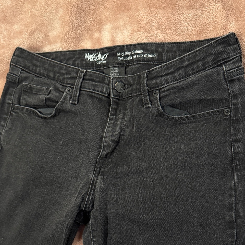 Mossimo Supply Co. Women's Dark Gray Skinny Jeans